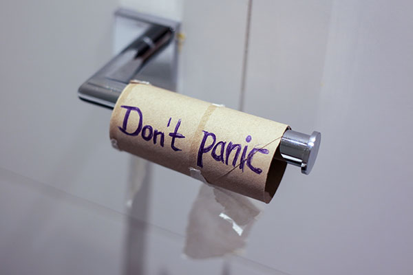 Toilet roll tube - don't panic