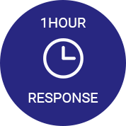 1 hour emergency response